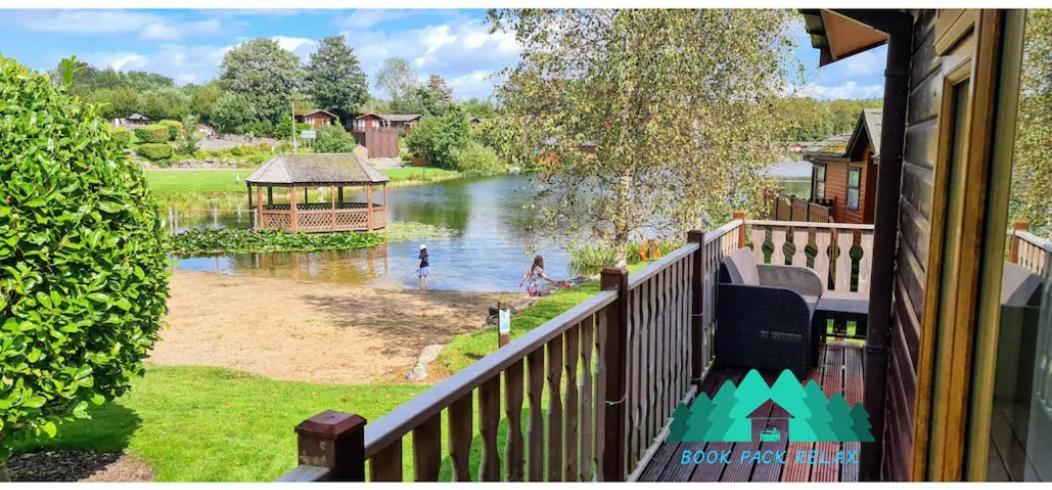 4 Bed Luxury Lodge With Hot Tub Near Lake District Warton  Luaran gambar
